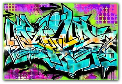 Your Name in Graffiti on Canvas | Etsy | Graffiti painting, Graffiti ...