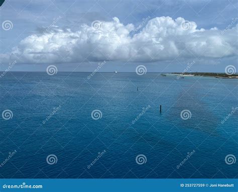 An Aerial View of Coco Cay a Royal Caribbean Cruise Lines Private Island in the Bahamas Stock ...