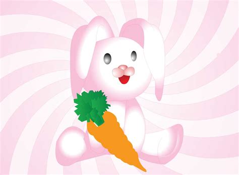 Pink Bunny Cartoon