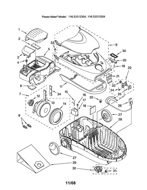 Kenmore Vacuum Parts Diagram