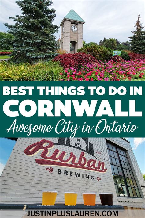 the best things to do in cornwalll, an awesome city in ontario with beer