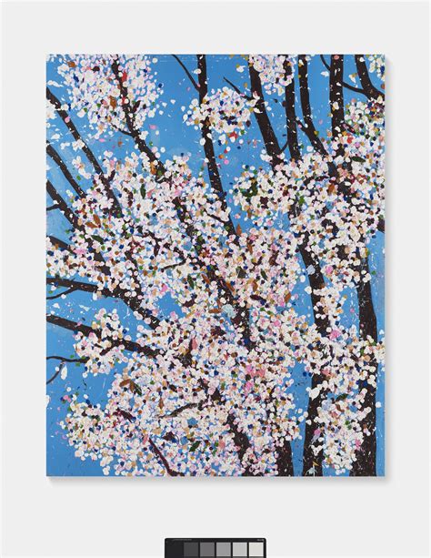 Damien Hirst's cherry blossom prints sale for a record-breaking $22,443,000. - FAD Magazine