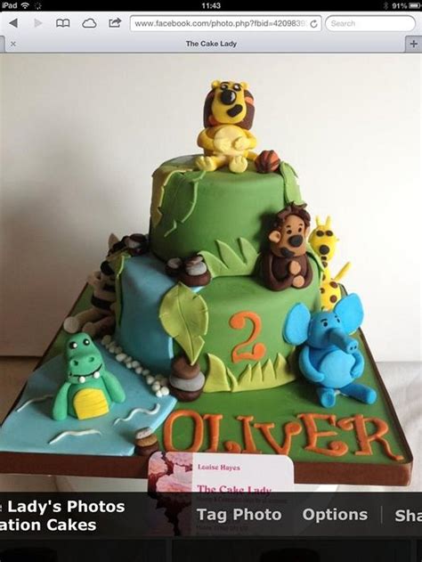 Raa raa the noisy lion cake - Decorated Cake by Louise - CakesDecor