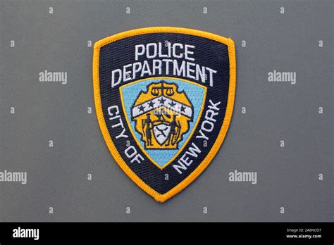 NYPD - New York Police Department patch Stock Photo - Alamy