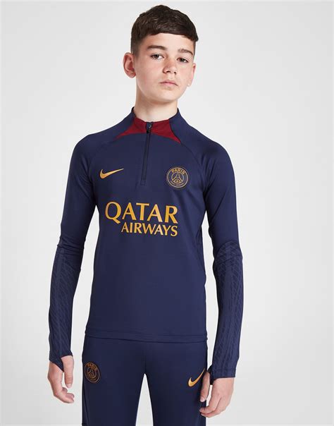 Blue Nike Paris Saint Germain Strike Drill Top Junior | JD Sports