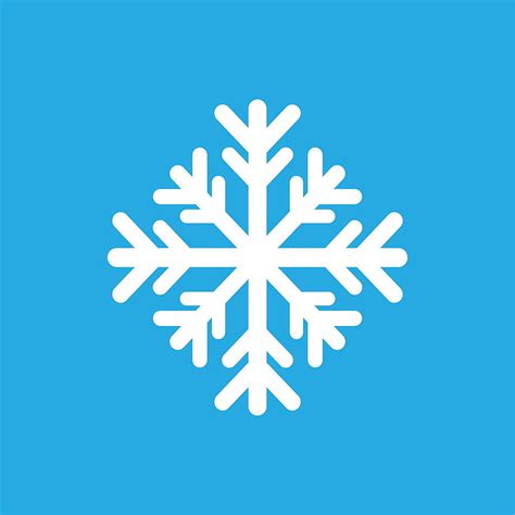 Flat icon on stylish background winter snowflake vector eps ai | UIDownload