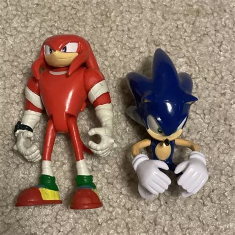 SONIC THE HEDGEHOG & Sonic Boom Knuckles Action Figures 3.5" Tomy Toy ...