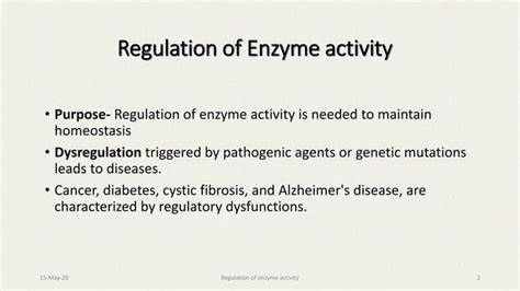 Enzyme regulation | PPT