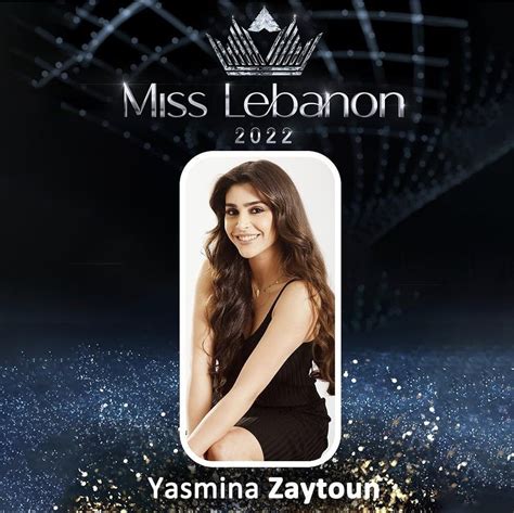 Miss Lebanon 2022 is Yasmina Zaytoun (Journalism Student at NDU) : lebanon