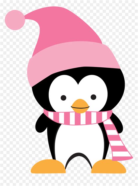 Pink Penguin Clip Art