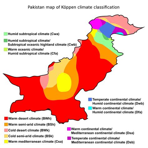 Map Mondays 2.0 #14: Pakistan's Köppen Climate Classification : r/pakistan