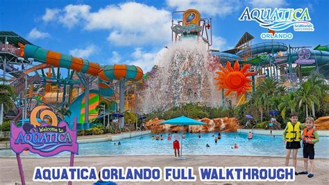 Aquatica Water Park Full Walkthrough Orlando (Jan 2023) [4K] - YouTube