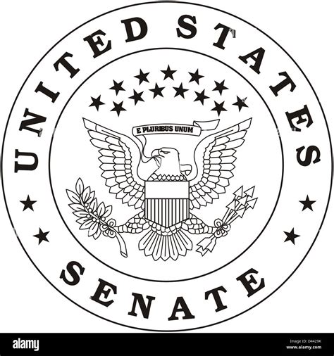 United States Senate seal Stock Photo - Alamy