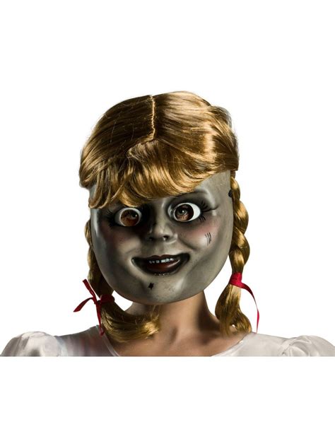 Annabelle 3 Annabelle Mask With Wig - PartyBell.com