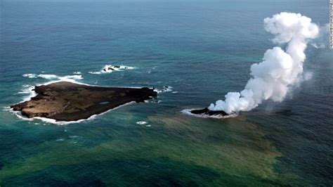 Volcano grows Japanese island - CNN