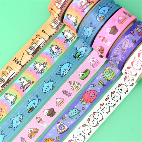 Super Cute Washi Tape / 15mm x 10m / dessert washi tape / | Etsy