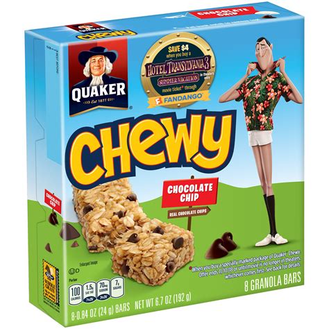 Quaker® Chewy Chocolate Chip Granola Bars 8 ct Box | La Comprita