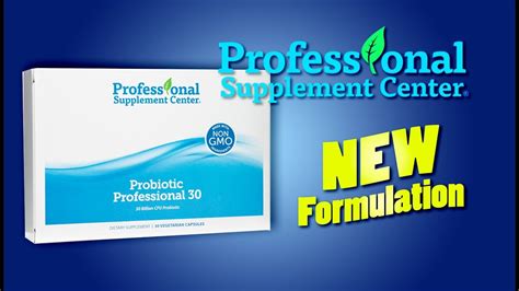 Probiotic Professional 30 - Pharmaceutical Grade Nutritional Supplements - YouTube