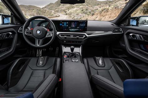 The all-new BMW M2 Zandvoort Blue - On Location, Interior.