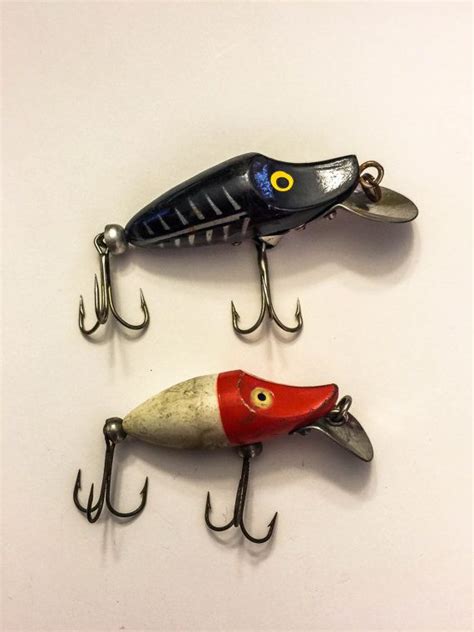 2 Vintage Heddon Fishing Lures 1930s 1950s by PickingPittsburgh | Diy ...