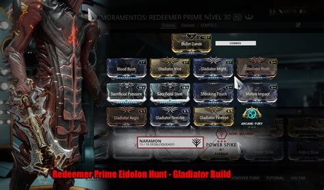 Atlas + Redeemer Prime Eidolon Hunt - Gladiator Build - Jogadores ajudando Jogadores - Warframe ...