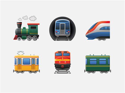 Emoji transport by Alex Chizh for Icons8 on Dribbble