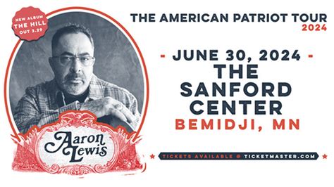 Aaron Lewis: The American Patriot Tour at the Sanford Center - Jun 30 ...