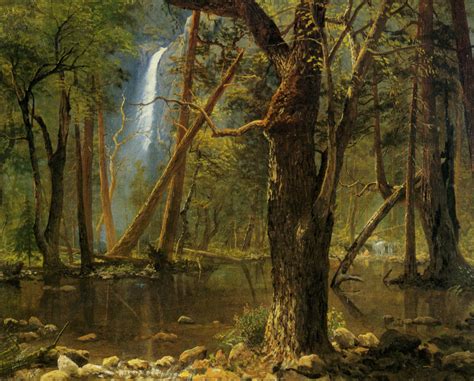 View in Yosemite Valley, 1871 - Albert Bierstadt - WikiArt.org