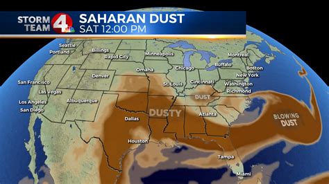 Saharan Dust Tracker 2023 Usa