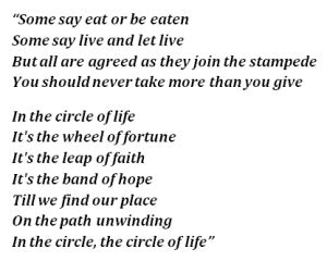 Elton John's "Circle of Life" Lyrics Meaning - Song Meanings and Facts