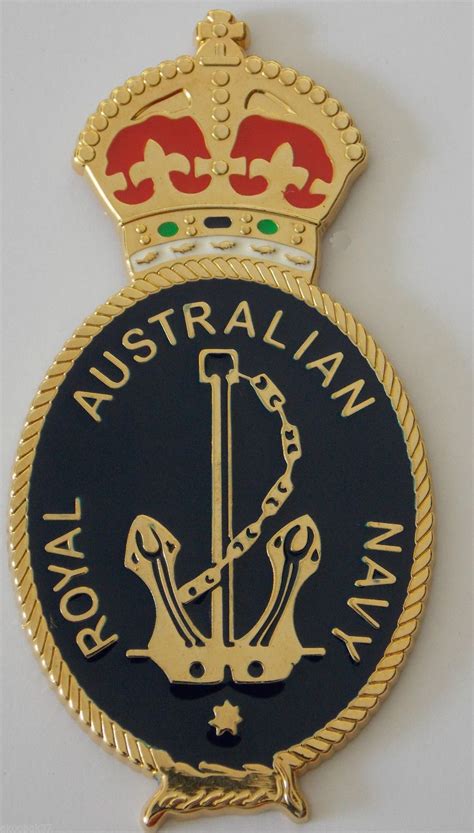 ROYAL AUSTRALIAN NAVY BADGE KC SMALL SIZE FOR FRAMING DISPLAY | Navy badges, Royal australian ...