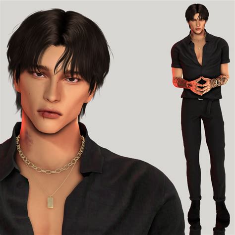 amos ☆ | a1sttar in 2024 | Sims 4 hair male, Sims hair, The sims 4 skin