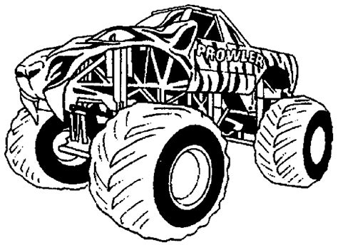 Free Printable Monster Truck Coloring Pages For Kids