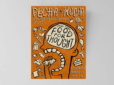 Pecha Kucha poster design by Molly Mattin on Dribbble