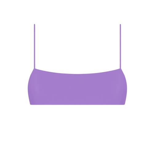 Minimal Light Purple Crop Bikini | Crop Bikinis