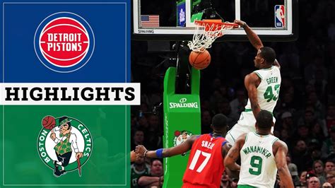 Celtics vs. Pistons Highlights | Dec. 20, 2019 | NBC Sports Boston - YouTube