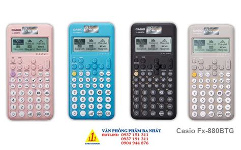 Máy tính CASIO FX-880BTG đời mới nhất - Chính hãng tem Bitex