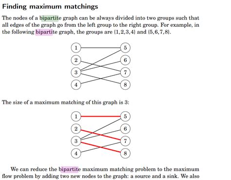 Why is max flow algorithm in graph theory correct for maximal bipartite matching - Stack Overflow