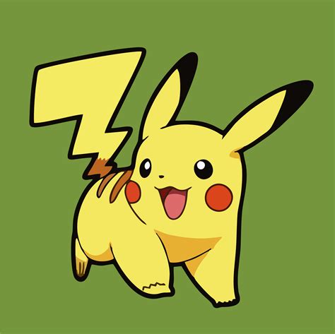 Pikachu vector art or vector illustration on pickachu 24804559 Vector ...