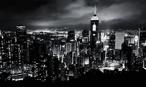 Black And White City Wallpaper - WallpaperSafari