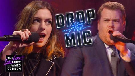 Drop the Mic w/ Anne Hathaway - YouTube