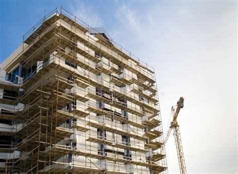 Tall Building Under Construction Stock Image - Image of site, development: 7571129