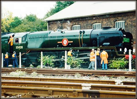 SR Merchant Navy Class 35028 'Clan Line' | Southern Railway … | Flickr