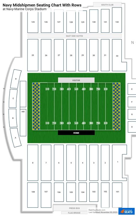 Navy Marine Corps Stadium Map