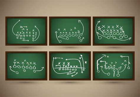 Playbook Football Slate Strategy Vector 113460 Vector Art at Vecteezy