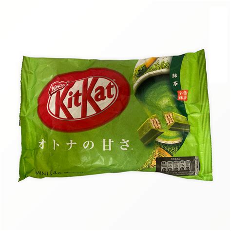 Buy Japanese Kit Kat Matcha Flavor KitKat Chocolates; 14 Mini Bar ...