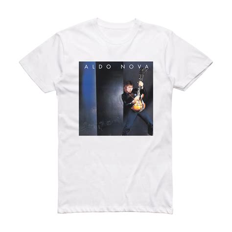 Aldo Nova Aldo Nova Album Cover T-Shirt White – ALBUM COVER T-SHIRTS