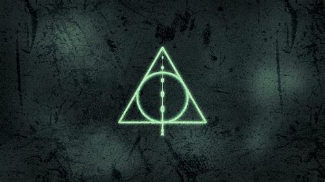 Harry Potter And The Deathly Hallows Symbol Wallpaper