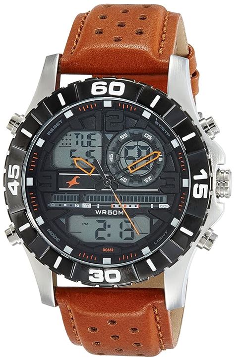 Buy Fastrack Analog-Digital Black Dial Men's Watch-NL38035SL04 Online at Low Prices in India ...