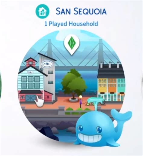 The Sims 4 Growing Together: San Sequoia World Map